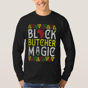 Afro Black Butcher Magic Apparel, African American T-Shirt