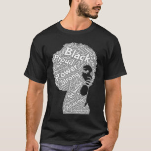 Afro black women Afro Melanin Queen T-Shirt