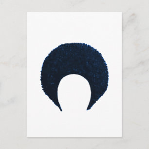 Afro Blue The MUSEUM Zazzle Gifts Postcard