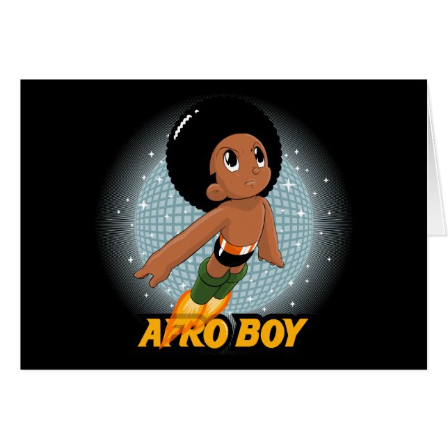 Afro Boy (Front Horizontal)