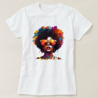 Afro Chic Sunglasses T-Shirt