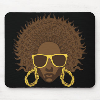 Afro Cool Mouse Pad