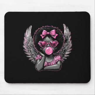 Afro Cupid With Sungles Blowing Bubble Gum Valenti Mouse Pad