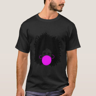 Afro Curly Natural Hair African American Black Wom T-Shirt