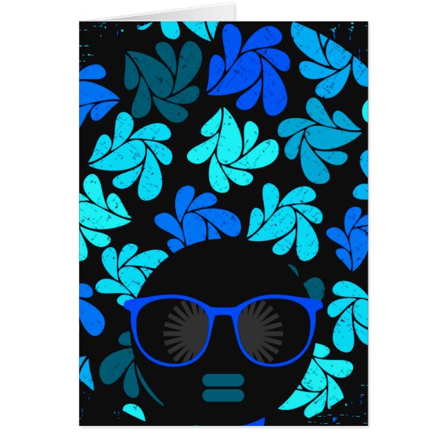 Afro Diva Blue  (Front)