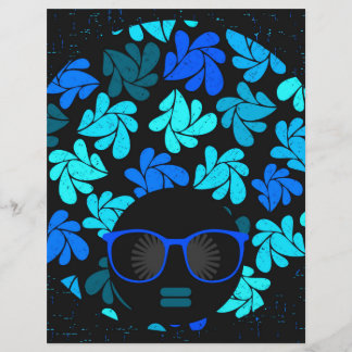 Afro Diva Blue