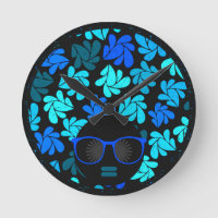 Afro Diva Blue