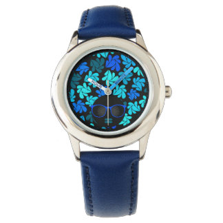 Afro Diva Blue Watch