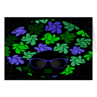 Afro Diva Green & Blue