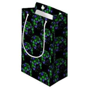 Afro Diva Green & Blue Small Gift Bag