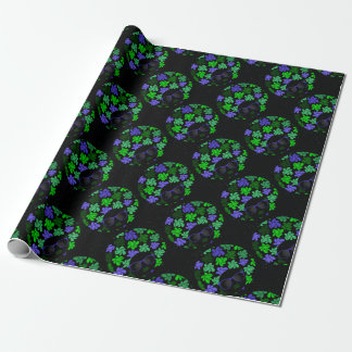Afro Diva Green & Blue Wrapping Paper