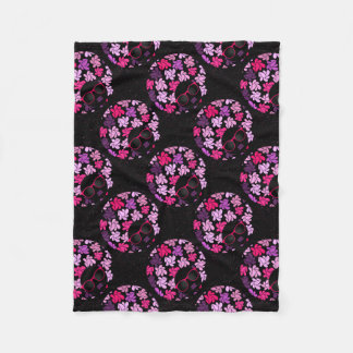 Afro Diva Pink Fleece Blanket