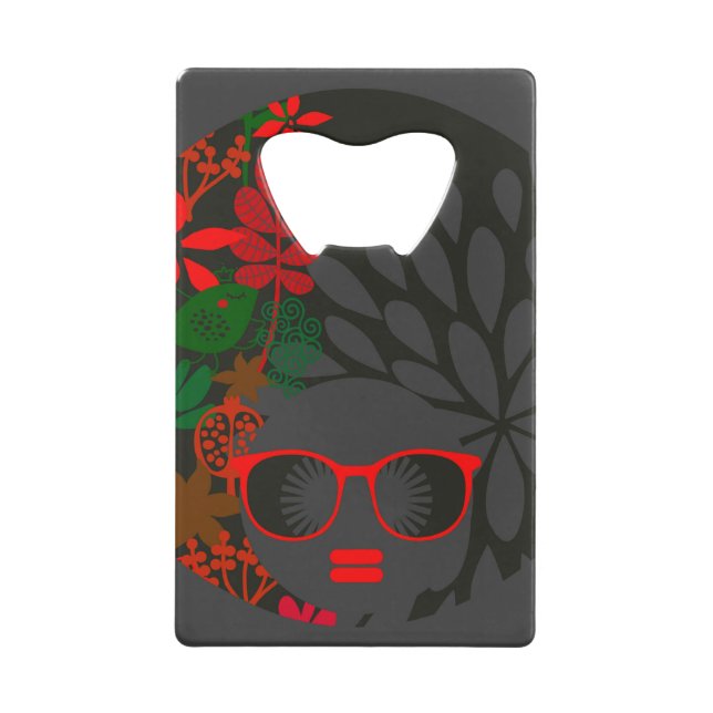 Afro Diva Red Green Slate Black (Front)