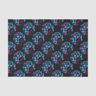 Afro Diva Turquoise & Hot Pink Tissue Paper