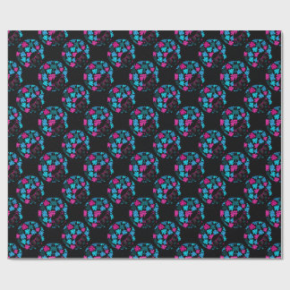 Afro Diva Turquoise & Hot Pink Wrapping Paper