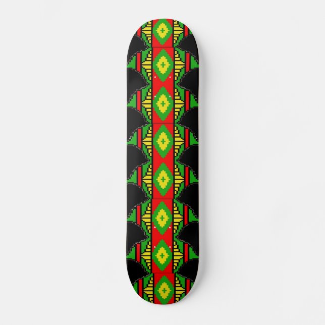 Afro Eccentric 7 7/8" Skate Board (Front)