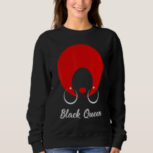 Afro Girl African Quote Graphic Black History Mon Sweatshirt