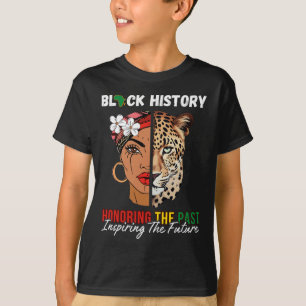 Afro Girl Honouring Past Inspiring Future Black Hi T-Shirt