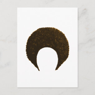 Afro Gold The MUSEUM Zazzle Gifts Postcard