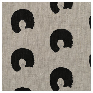 Afro hair fabric