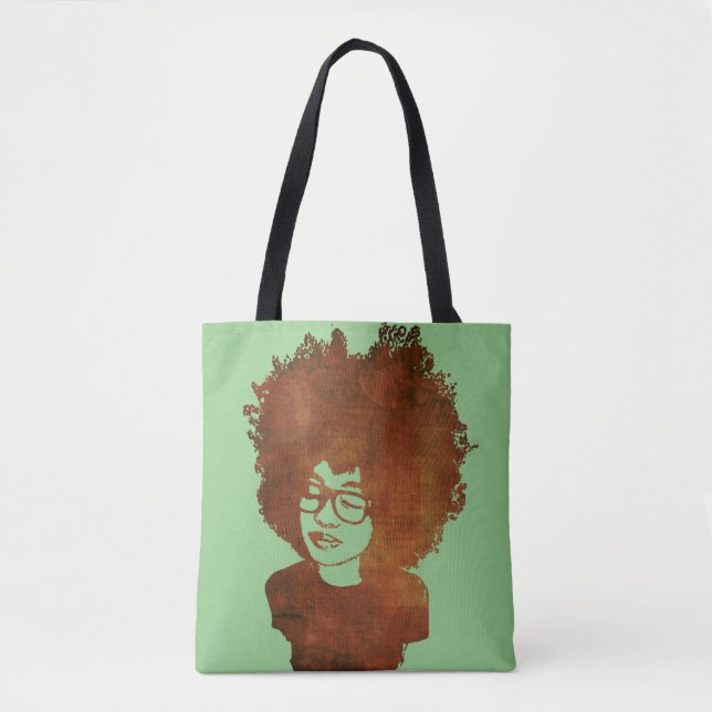 Afro Happy Tote Bag (Front)