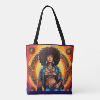 Afro Indigenous tote Bag
