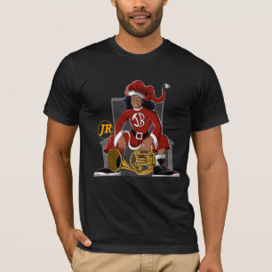 Afro kid with a classical. Blue Jimmy Jr T-Shirt