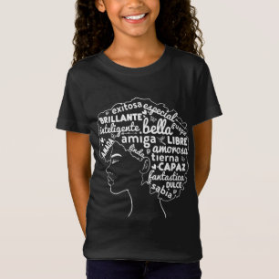 Afro Latina Pride Gift Afro-latino Black History M T-Shirt