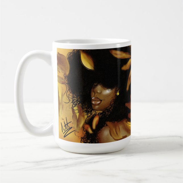 Afro (Leaves)  Coffee Mug (Left)