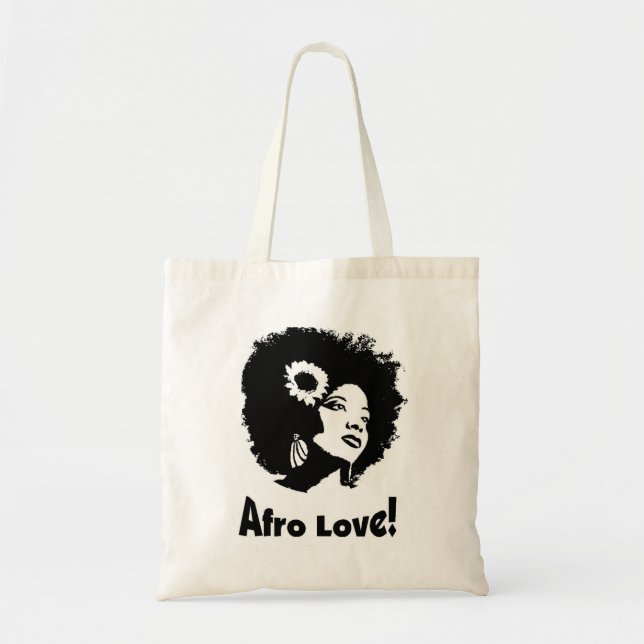 Afro Love ! Tote Bag (Front)