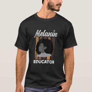 Afro Melanin African American Black Women Melanin T-Shirt