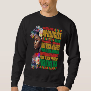 Afro Melanin Black History Month Sweatshirt