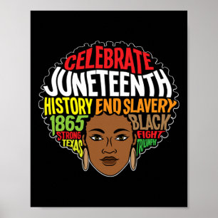 Afro Melanin Women Girl Africa Ancestors Freedom Poster