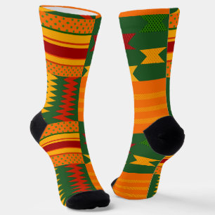 Afro Pop Colourful Kente Socks