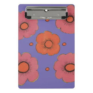 Afro Poppies Mini Clipboard