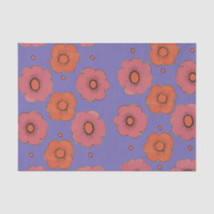 Afro Poppies Tissue Paper