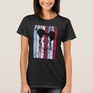Afro Princess Melanin Womens Black Empowerment Bla T-Shirt