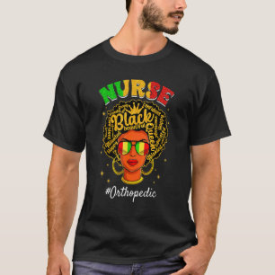 Afro Proud Black Orthopaedic African Sunglasses Nu T-Shirt