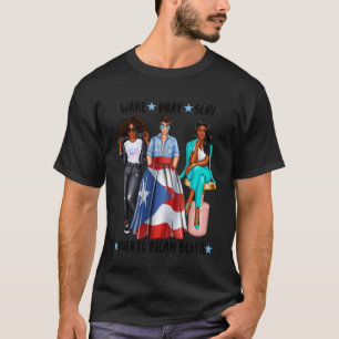 Afro Puerto Rican Bestie Best Friend From Puerto R T-Shirt
