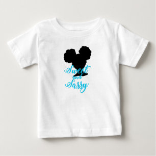 Afro Puffs   Sweet and Sassy   Natural Hair Baby T-Shirt