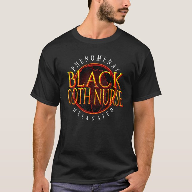 Afro Punk Clothing for African American Goths T-Shirt (Front)