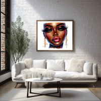 Afro Queen Art Fashion Girl Melanin Chic