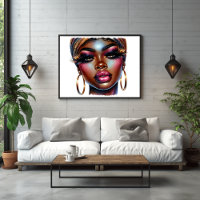 Afro Queen Fashion Art Melanin Chic