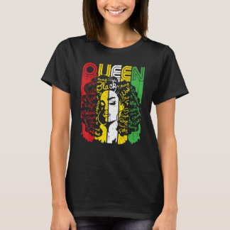 Afro Queen Melanin Black Woman Magic Black History T-Shirt
