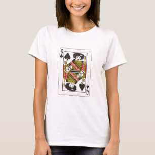 Afro Queen of Spades Black Queen of Spade Card T-Shirt