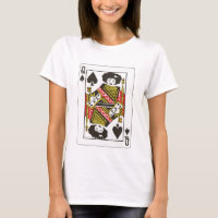 Afro Queen of Spades Black Queen of Spade Card