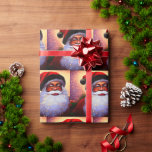 Afro Santa,Black Santa, Christmas,African American Wrapping Paper<br><div class="desc">Afro Santa, Black Santa,  Christmas, African American Wrapping Paper</div>