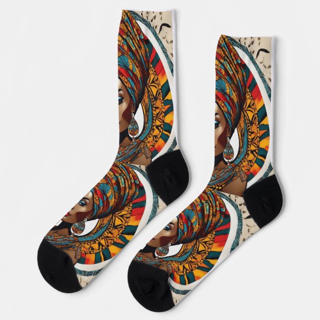 afro socks (Left)