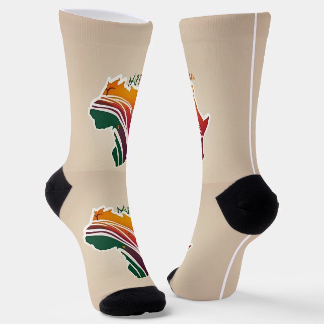 afro socks (Angled)