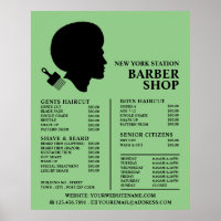 Afro Style, Men's Barbers Price List